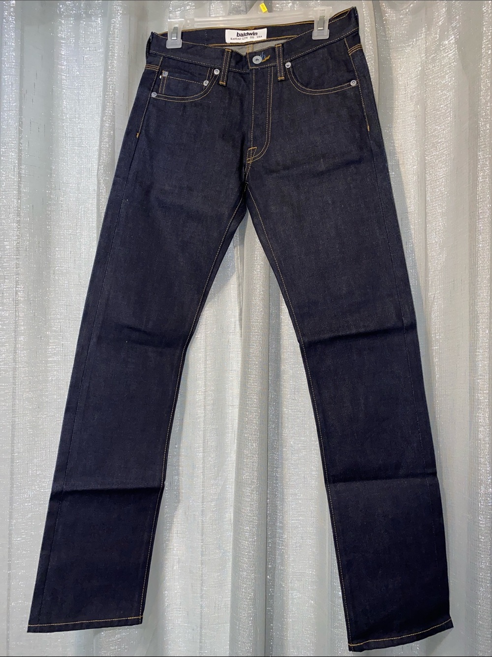 baldwin Dark Indigo Straight-Leg Jeans